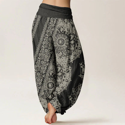 Women's Mandala Print Harem Pants