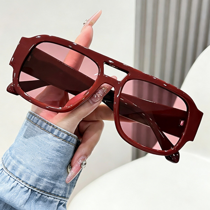 Unisex Oversized Square Frame Sunglasses