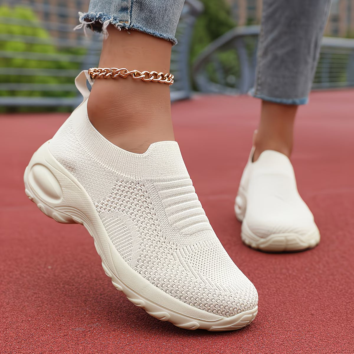 Women's Knit Slip-On Sneakers