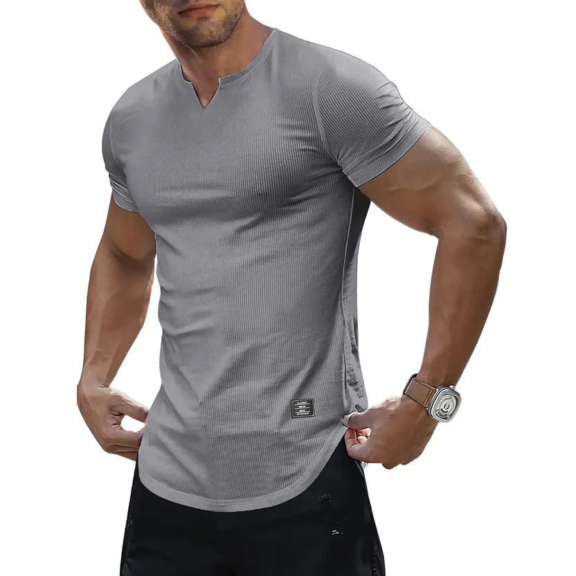 Men's Slim Fit V-Neck Performance T-Shirt