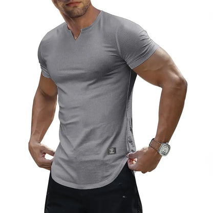 Men's Slim Fit V-Neck Performance T-Shirt