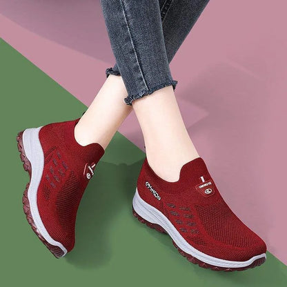 Women's Knit Slip-On Walking Sneakers