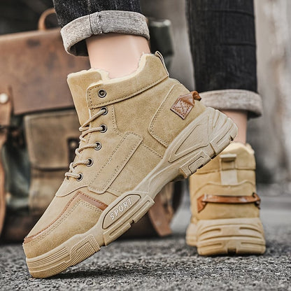 Men's Lace-Up High-Top Boots