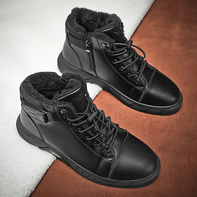 Men’s Fleece-Lined Comfort Chukka Boots