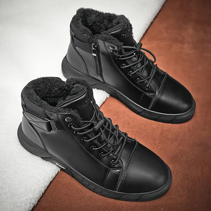 Men’s Fleece-Lined Comfort Chukka Boots