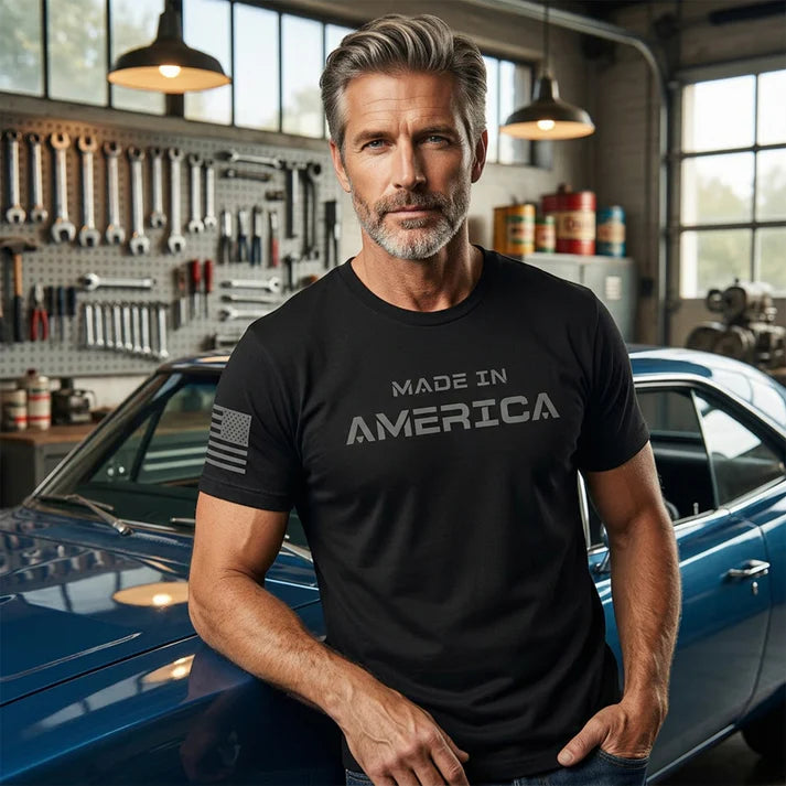 Men’s America Graphic Crew Neck Tee