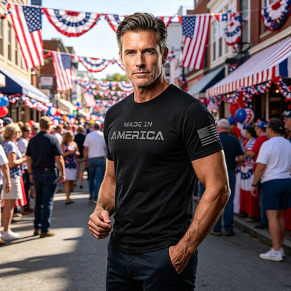 Men’s America Graphic Crew Neck Tee