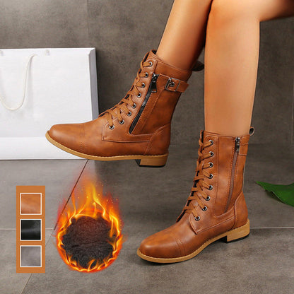 Women's Lace-Up Ankle Boots