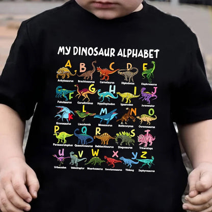 Children's Dinosaur Alphabet T-Shirt