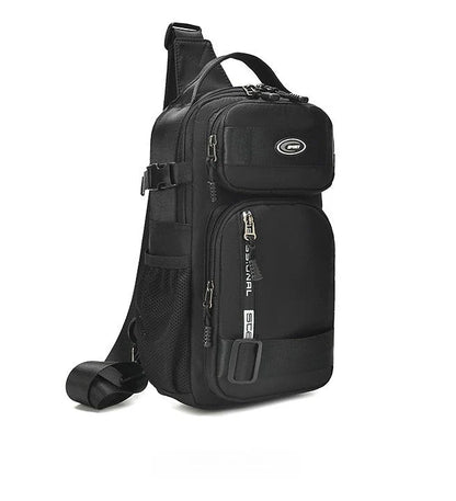 Adjustable Multi Pocket Crossbody Sling Bag