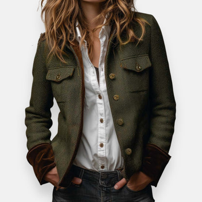 Women’s Elegant Casual Button-Up Jacket