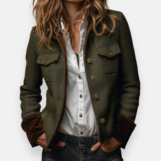 Women’s Elegant Casual Button-Up Jacket