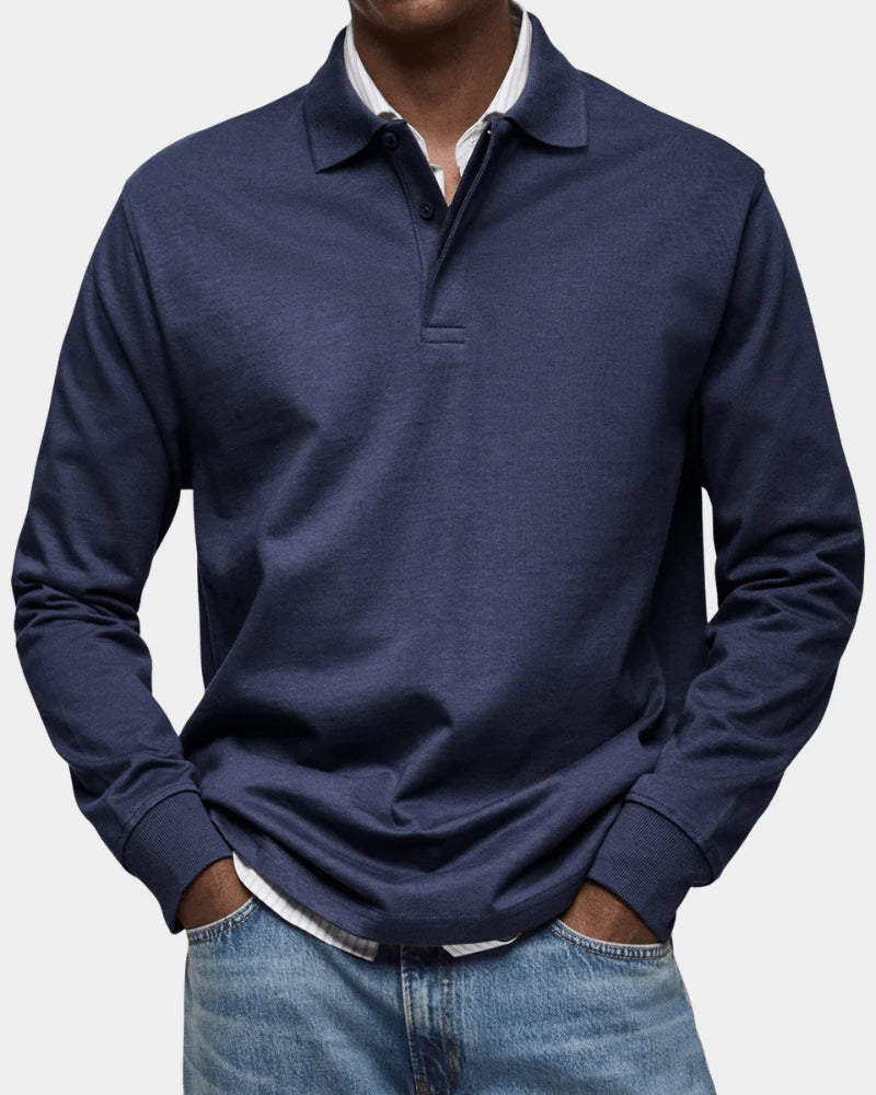 Men's Long-Sleeve Polo Shirt