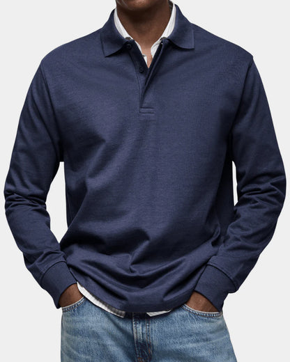 Men's Long-Sleeve Polo Shirt