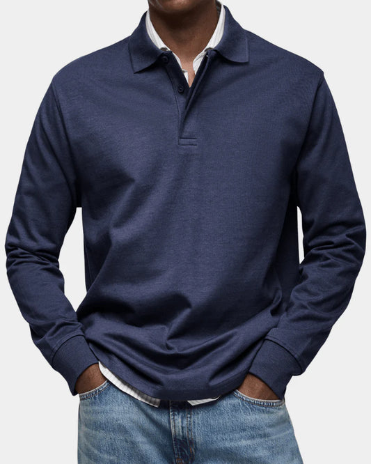 Men's Long-Sleeve Polo Shirt