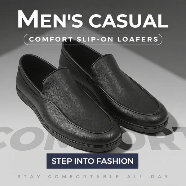 Men’s Wide Fit Slip-On Loafers