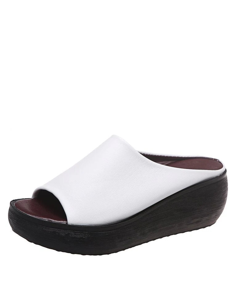 Women's Platform Wedge Slide Sandals