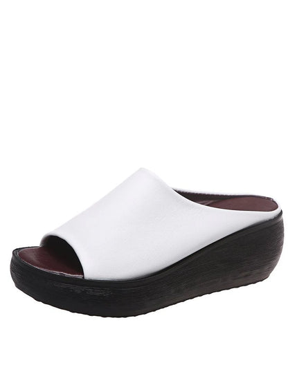 Women's Platform Wedge Slide Sandals