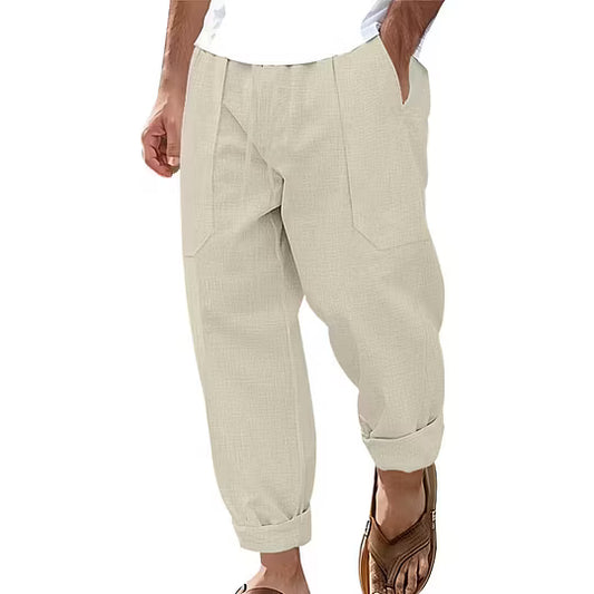 Men's Relaxed Drawstring Casual Pants