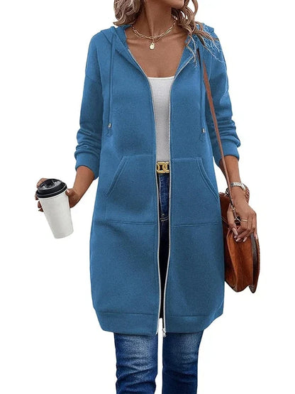 Women’s Hooded Zip-Up Top