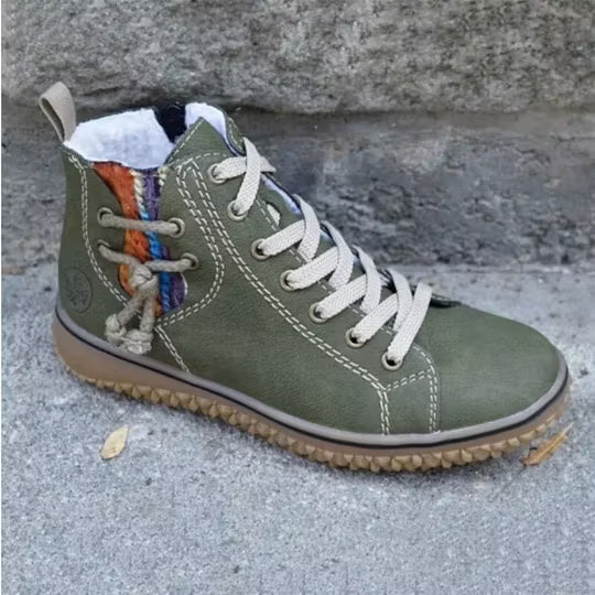 Women's Lace-Up Ankle Sneakers