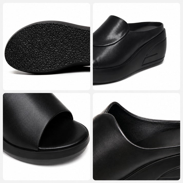 Women's Open-Toe Slip-On Sandals