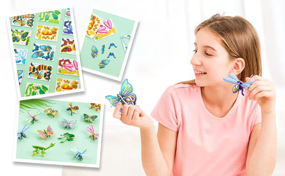 3D Animal Paper Puzzle Craft Set