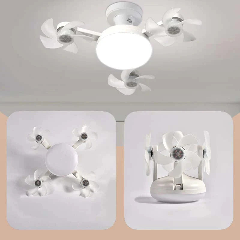 Ceiling Fan with LED Light and Remote Control