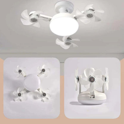 Ceiling Fan with LED Light and Remote Control