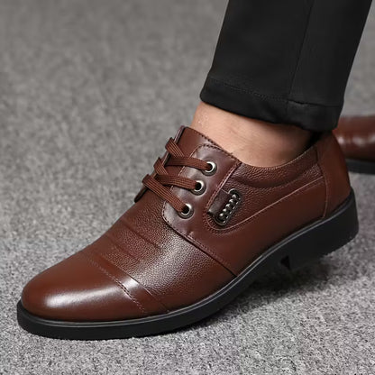 Men’s Business Casual Lace-Up Shoes