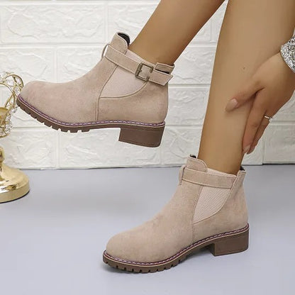 Women's Buckle Ankle Boots