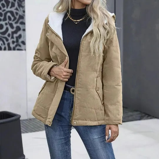 Women's Hooded Zip-Front Jacket