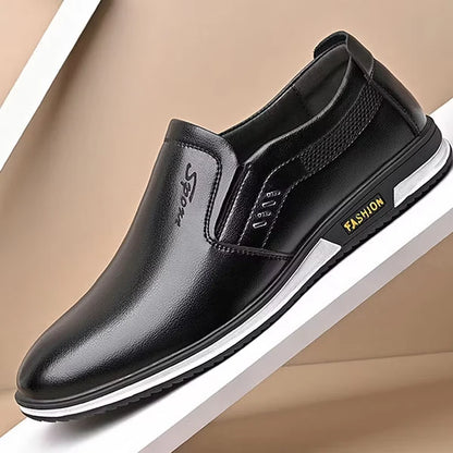 Men’s Cutout Slip-On Dress Loafers