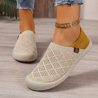 Women's Knit Slip-On Walking Shoes