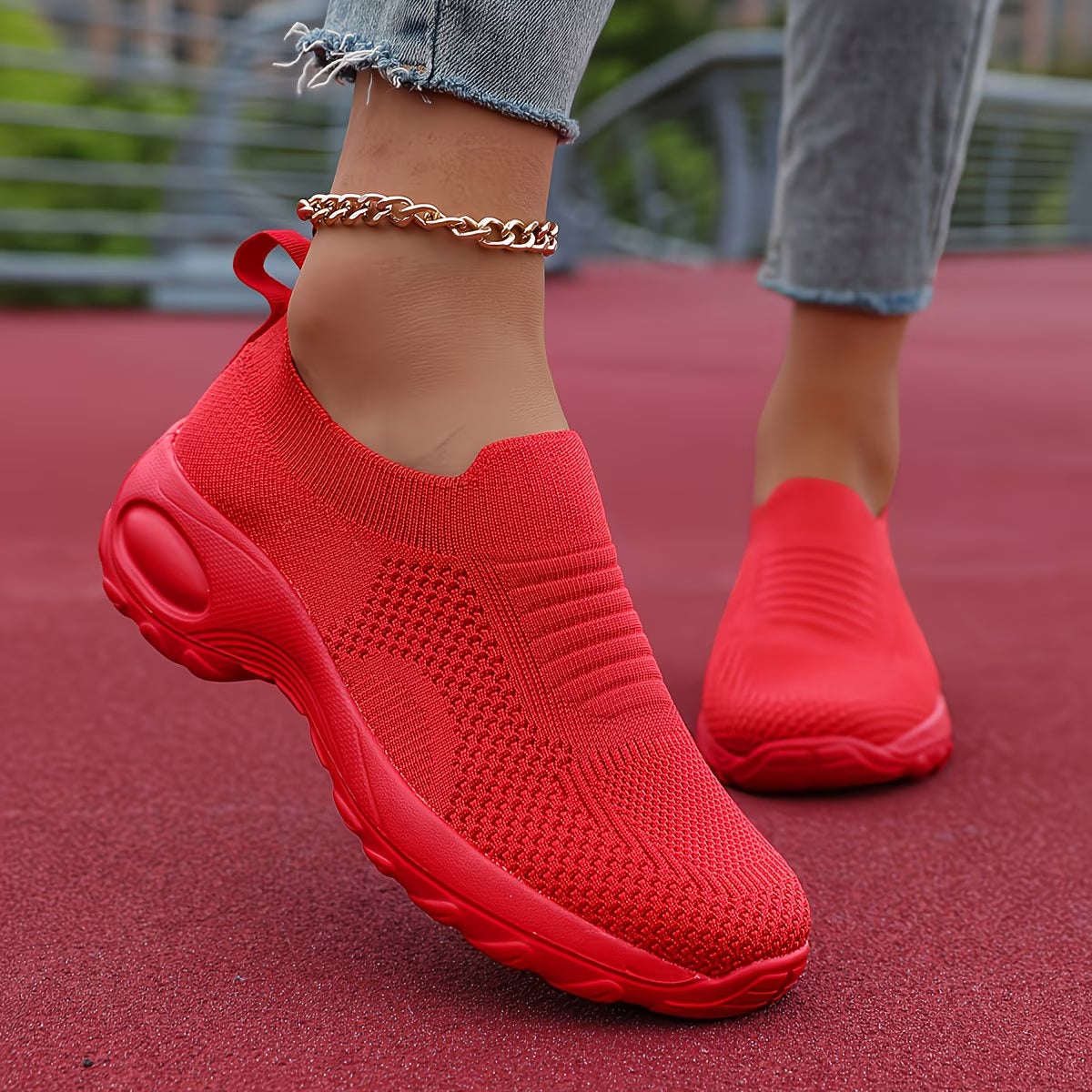 Women's Knit Slip-On Sneakers