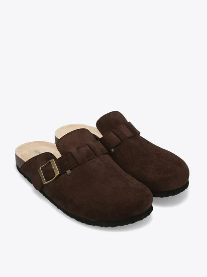 Men's Buckle Clog Slippers