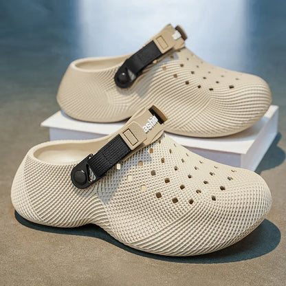 Men's Adjustable Strap Ventilated EVA Clogs