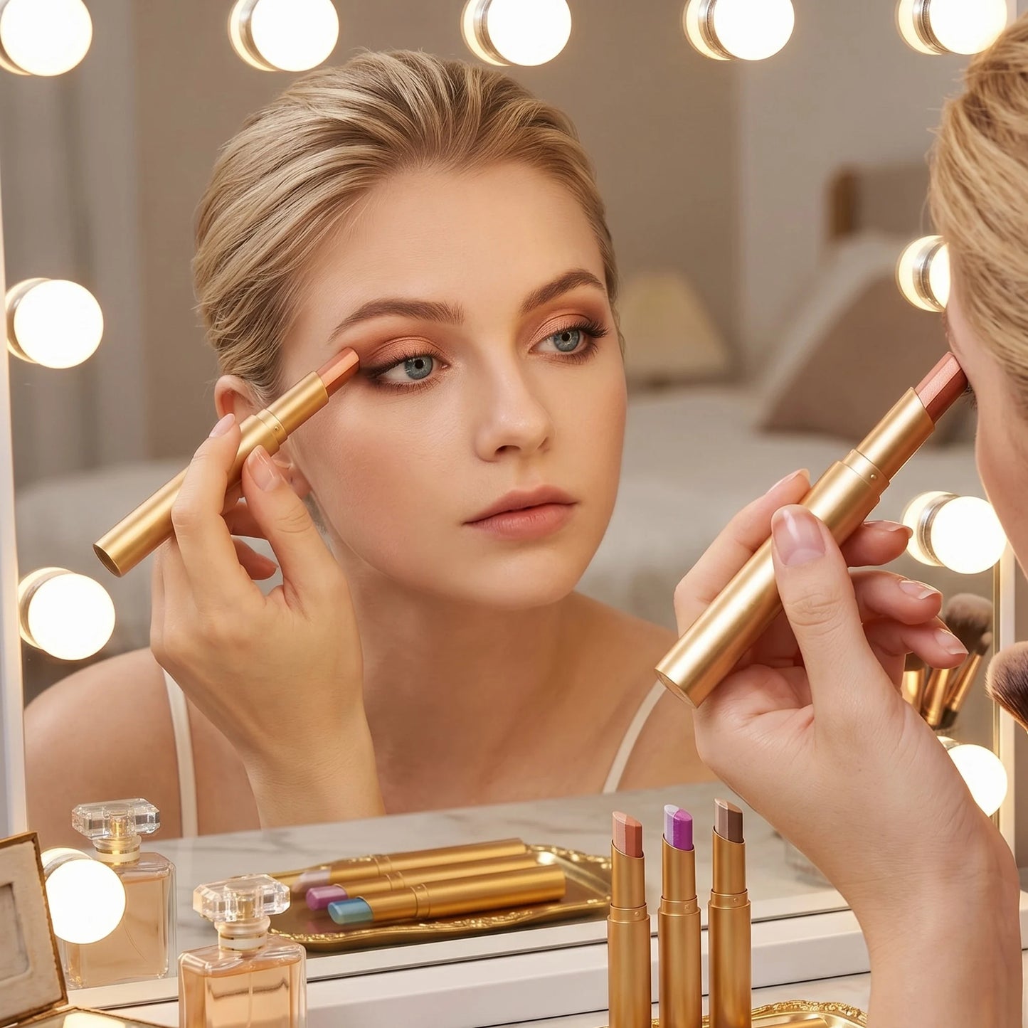 Three-Shade Cream Eyeshadow Stick