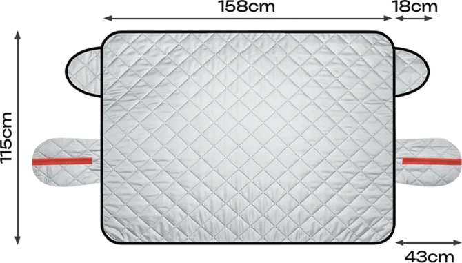 Car Windshield Cover With Suction Cups
