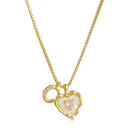 Women’s Heart-Shaped Pendant Necklace