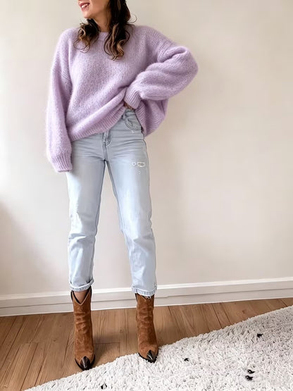 Women’s Round Neck Pullover Sweater