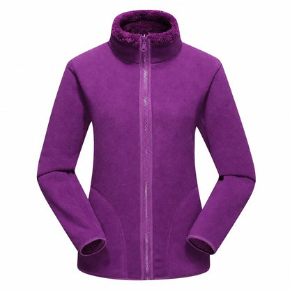 Unisex Reversible Zip-Up Jacket with Stand Collar