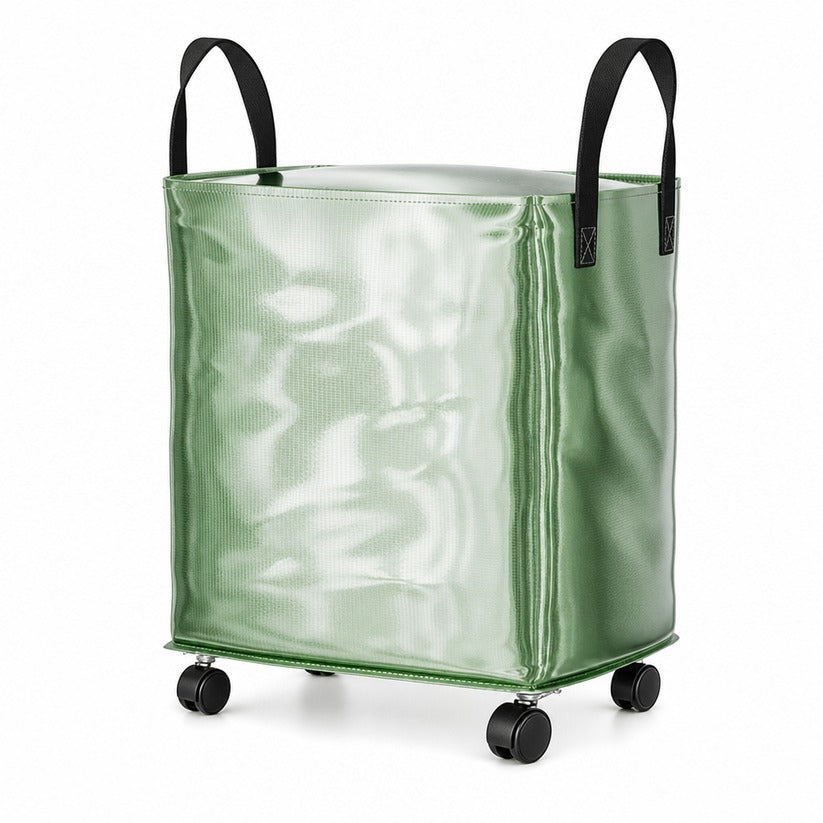 Rolling Storage Tote with Carry Handles