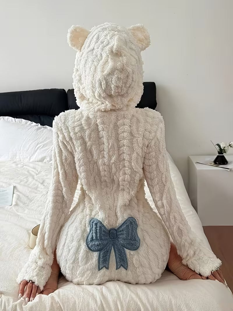 Women’s Hooded Animal Ear Romper