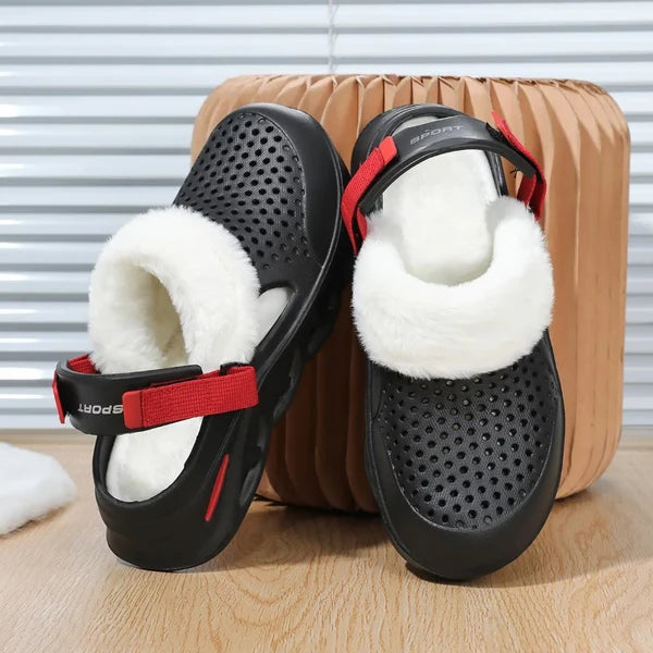 Men’s Ventilated Plush-Lined Clogs