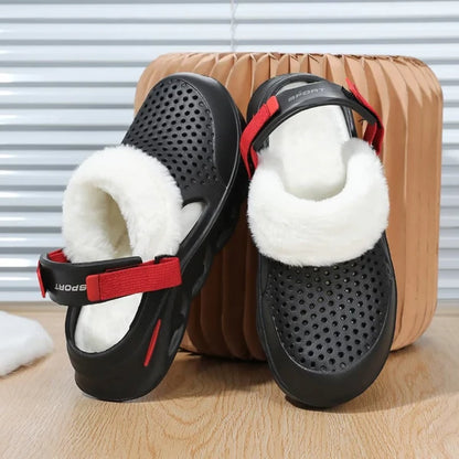 Men’s Ventilated Plush-Lined Clogs