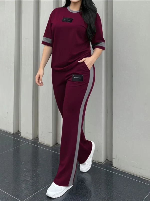 Women's T-Shirt and Pants Set
