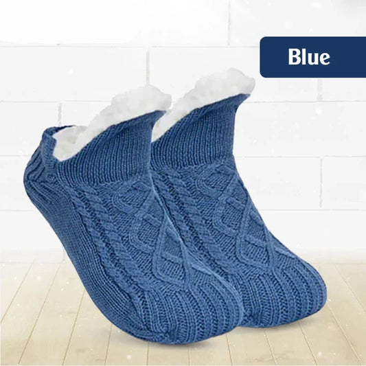 Cable-Knit Cozy Ankle Socks