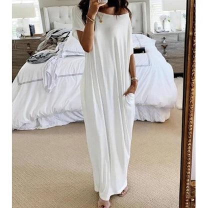 Women's Off-Shoulder Loose-Fit Dress