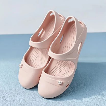 Women’s Pearl Accent Summer Slides